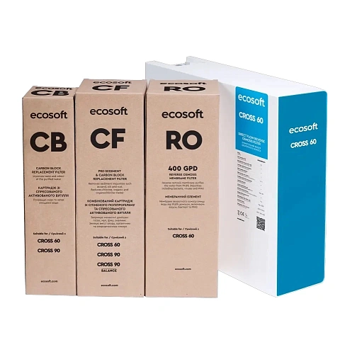 Компактный умный фильтр обратного осмоса CROSS60 (MO3400PECO) - фото
