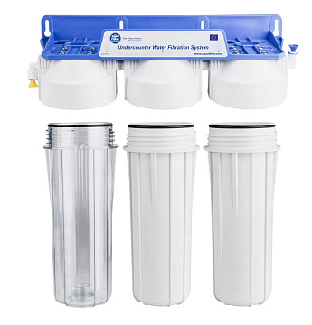 Проточний фільтр питної води Aquafilter FP3-K1 під кухонну мийку з краном питної води - фото