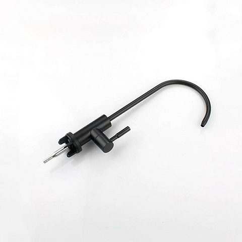 Кран для фільтра Aqualite Modern SUS1 Black (нержавійка) УЦІНКА - фото