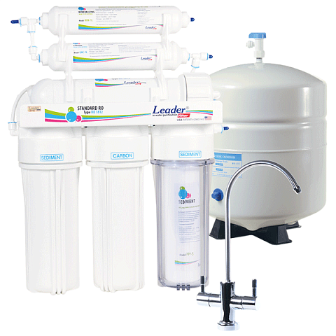 Фильтр обратного осмоса Leader Standart RO-6 МТ18 - фото