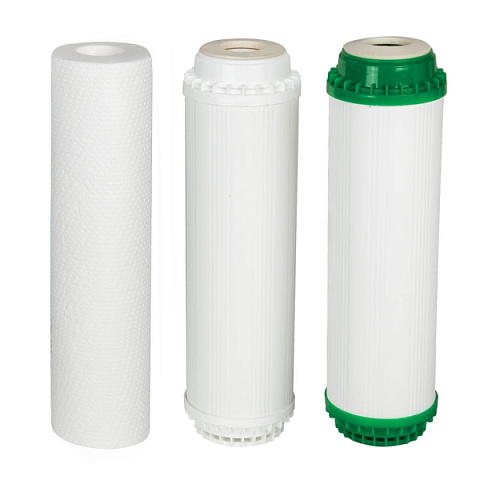 Набір картриджів (повний) Aquafilter FP3-HJ-K1-M для фільтра з капілярною мембраною - фото