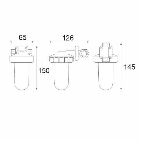 Фільтр від накипу дозуючий Atlas DOSAPLUS 2 (поворотний)  Ø1/2" (латунь) + 2 картриджи (пом`якшення) RE4050212 - фото