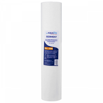 Картридж полипропиленовый Aqualite PS5M20BB Ø107x506мм 5mcr 45°C (очистка от механических примесей) (упаковка 6шт) - фото