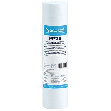 Картридж полипропиленовый Ecosoft PP20 Ø60x250мм 20mcr 45°C (CPV251020ECO) - фото