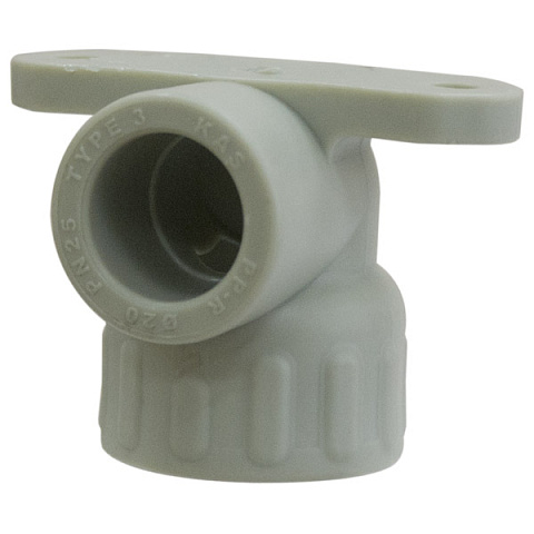 Коліно монтажне 90° з внутрішньою різьбою KAS 1/2''-20мм (9628001) - фото