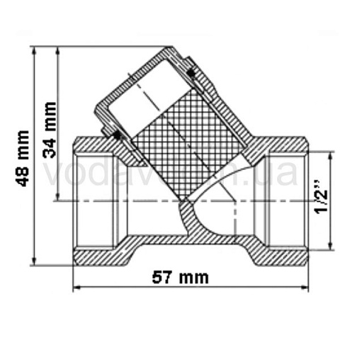 Фільтр грубої очистки Bonomi 1905 1/2'' - фото