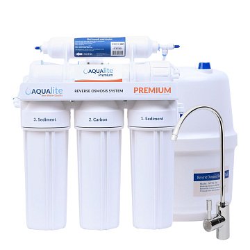 Фільтр зворотного осмосу Aqualite Premium 5-75 з мембраною Premium 75GPD (AQP5-75) - фото
