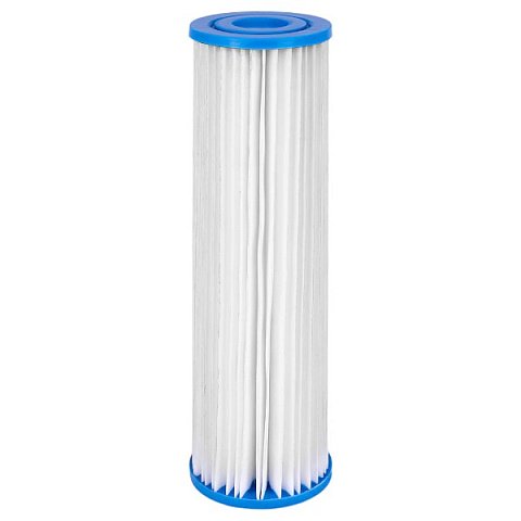 Картридж багаторазовий Aquafilter FCCEL5/10 Ø70x250мм 5mcr 45°C (очищення від механічних домішок) - фото