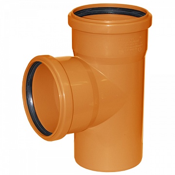 Каналізаційний трійник Ostendorf ПВХ d110хd110 кут 87° (220400) - фото