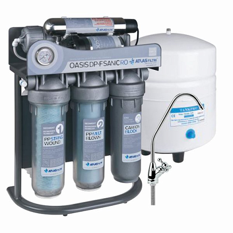 Фильтр обратного осмоса Atlas Filtri OASIS DP-F SANIC PUMP-UV SE6075360 - фото