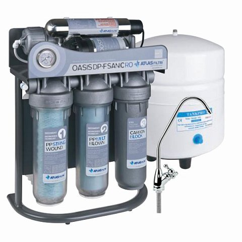 Фильтр обратного осмоса Atlas Filtri OASIS DP-F SANIC PUMP-UV SE6075360 - фото