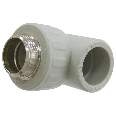 Колено 90° с наружной резьбой KAS 1''-32мм (9625007) - фото