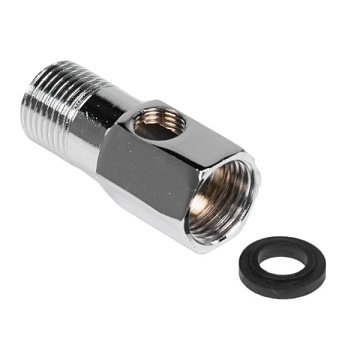 Трійник (врізка) 1/2''НР-1/2''ВР-1/4''ВР (для підключення фільтра 1/2'') - фото