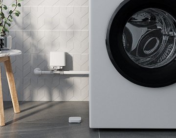 Кран кульовий з електроприводом AJAX WaterStop 1'' DN25 PN10 білий - фото