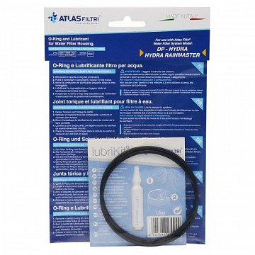 Уплотнительное кольцо + силикон Atlas Filtri для колб DP/Hydra RE9020676 Ø84х3.5мм - фото