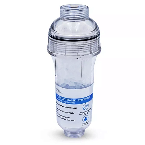 Фильтр от накипи для стиральных машин USTM WFST G3/4'' 35°C 5bar неразборной (с кристаллами полифосфата) - фото