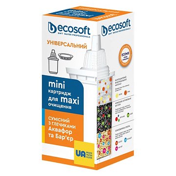 Універсальний картридж ECOSOFT для фільтрів-глечиків (CRVKABECO) - фото