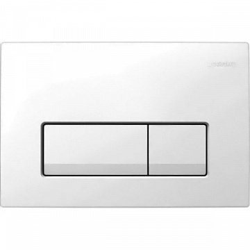 Змивна клавіша (панель) Geberit Delta 51 біла (115.105.11.1) - фото