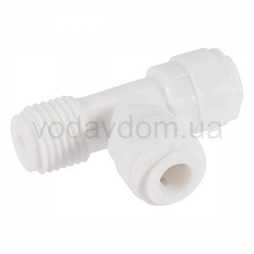 Трійник 4MRT44 (A4MT4) 1/4'' Ø6мм (трубка-трубка-різьба) - фото