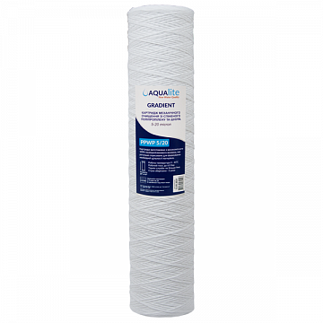 Картридж градиентный Aqualite РРWP2045 Ø107x506мм 5/20mcr 45°C (очистка от механических примесей) - фото