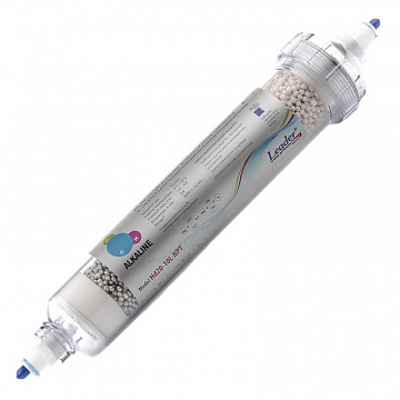 Картридж підвищення лужності Leader In-Line HD-20/25 Alcaline (трубка Ø6мм) для систем зворортного осмосу - фото