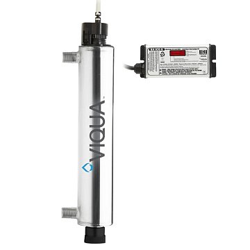 УФ установка для обеззараживания воды VIQUA TAP PLUS S2Q-PA 22Вт G1/2'' 0.4-1.1 м3/час 40°C 8bar (ультрафиолетовая лампа) - фото