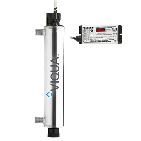 УФ установка для обеззараживания воды VIQUA TAP PLUS S2Q-PA 22Вт G1/2'' 0.4-1.1 м3/час 40°C 8bar (ультрафиолетовая лампа) - фото
