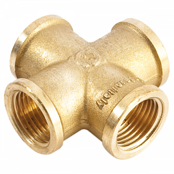 Крестовина латунная General Fittings 1/2''ВР - фото