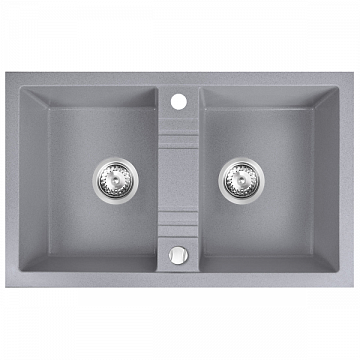 Кухонная мойка из гранита Ferro Mezzo II DRGM2/48/78GA - фото
