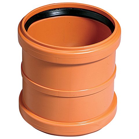 Каналізаційна муфта Ostendorf ПВХ d110 (220510) - фото