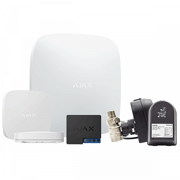 Система захисту від протікання AJAX LeaksProtect (2 крана, 2 датчика, 1 1/4'') - фото