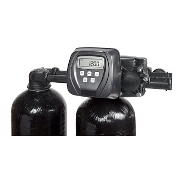 Клапан управління Clack WS1CI TWIN V1TT1CI 1'' 6.1м3/год (пом'якшення за часом та об'ємом) - фото