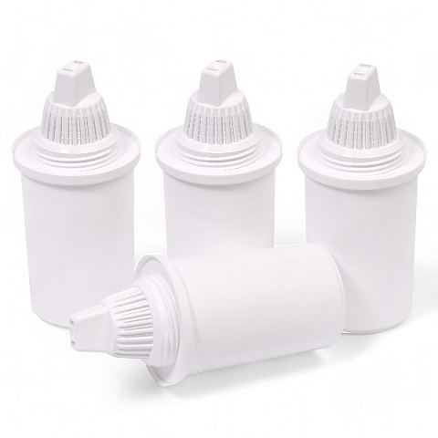 Комплект универсальных картриджей 3+1 ECOSOFT для фильтров-кувшинов CRVKAB4ECO - фото