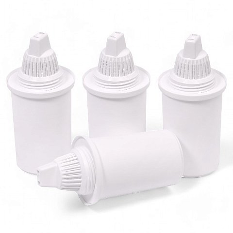 Комплект універсальних картриджів 3+1 ECOSOFT для фільтрів-глечиків CRVKAB4ECO - фото