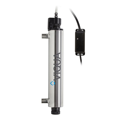 УФ установка для знезараження води VIQUA TAP VT4/2 20Вт G1/2'' 0.6-1.4 м3/год 40°C 8bar (ультрафіолетова лампа) - фото