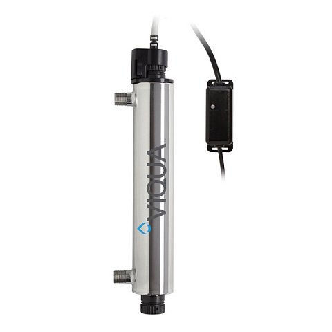 УФ установка для обеззараживания воды VIQUA TAP VT4/2 20Вт G1/2'' 0.6-1.4 м3/час 40°C 8bar (ультрафиолетовая лампа) - фото