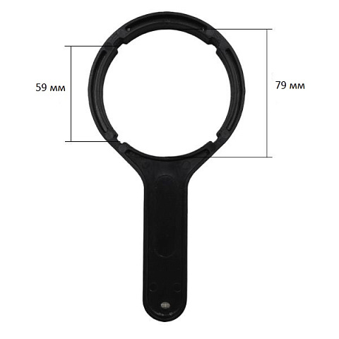 Пластиковый ключ для колбы фильтра Atlas Filtri SPANNER M (MIGNON 2P) RB7403002 - фото