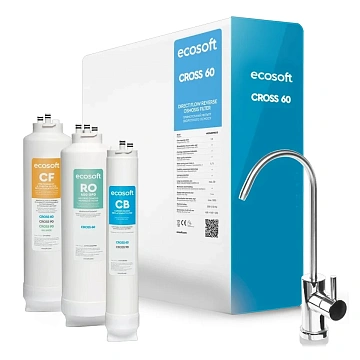 Компактный умный фильтр обратного осмоса CROSS60 (MO3400PECO) - фото