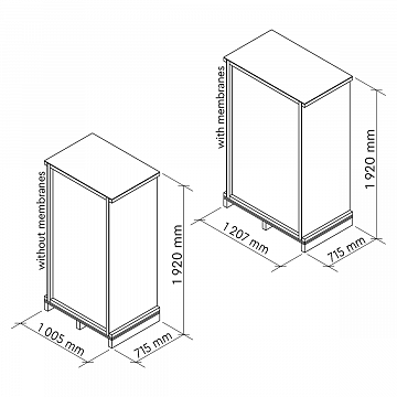 Система обратного осмоса Ecosoft MO36000 1500л/ч  2,0кВт/230В - фото