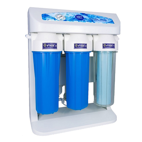 Фильтр обратного осмоса Aquafilter ELITE7 на станине с мембраной 75GPD - фото