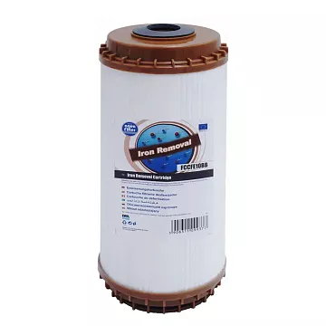 Картридж для видалення заліза Aquafilter FCCFE10BB Ø107x250мм 45°C - фото