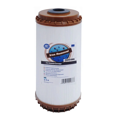 Картридж для видалення заліза Aquafilter FCCFE10BB Ø107x250мм 45°C - фото