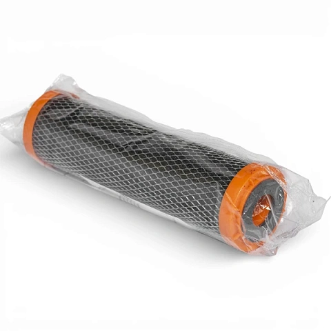 Картридж с прессованным углем Aquafilter FCCBL-P Ø70x250мм 45°C (очистка от хлора и органических загрязнений) - фото