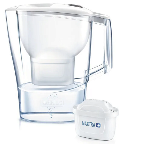 Фільтр-глечик Brita Aluna MXpro 2,4/1,4л білий + 3 картриджа - фото