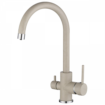 Змішувач Aquasanita Sabiaduo 2963 - 111 Silica (трьохпозиційний) - фото