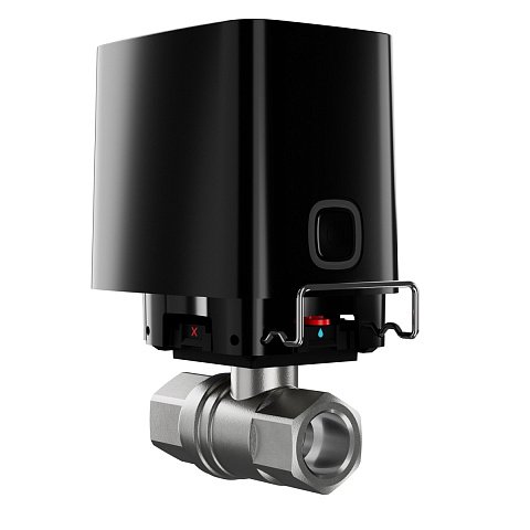 Кран кульовий з електроприводом AJAX WaterStop 3/4'' DN30 PN10 чорний - фото