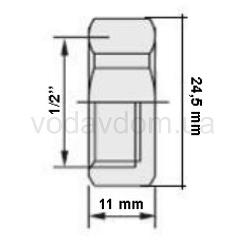 Заглушка Valtec VT590 1/2'' - фото