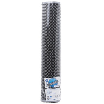 Картридж зі спресованим вугіллям Aquafilter FCCBL20BB-S Ø107x506мм 45°C (очищення від хлору та органічних забруднень) - фото