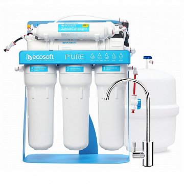 Фільтр зворотного осмосу Ecosoft P’URE AquaCalcium з помпою на станині (MO675MACPSECO) - фото