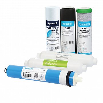 Комплект картриджей Ecosoft P’URE Balance ''12 месяцев'' (CHV6PUREBAL) - фото